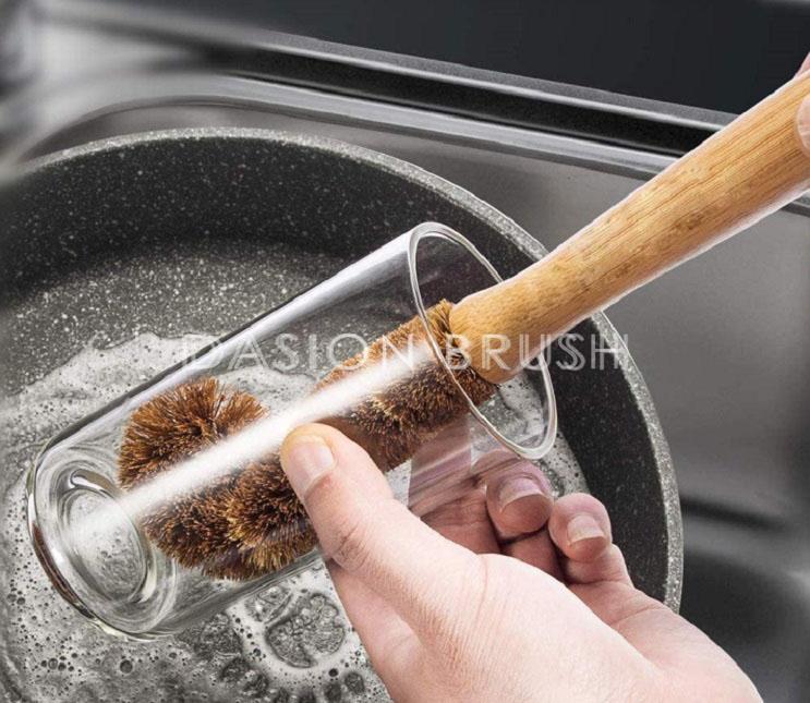 coconut dish cleaning brush